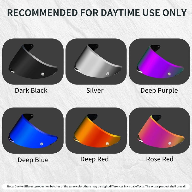 psler درع خوذة بيستا GP RR - درع وجه خوذة بيستا للدراجات النارية بديل لخوذة بيستا GPR CORSA-R بيستا GPRR RACE 3، وردي غامق - Image 5